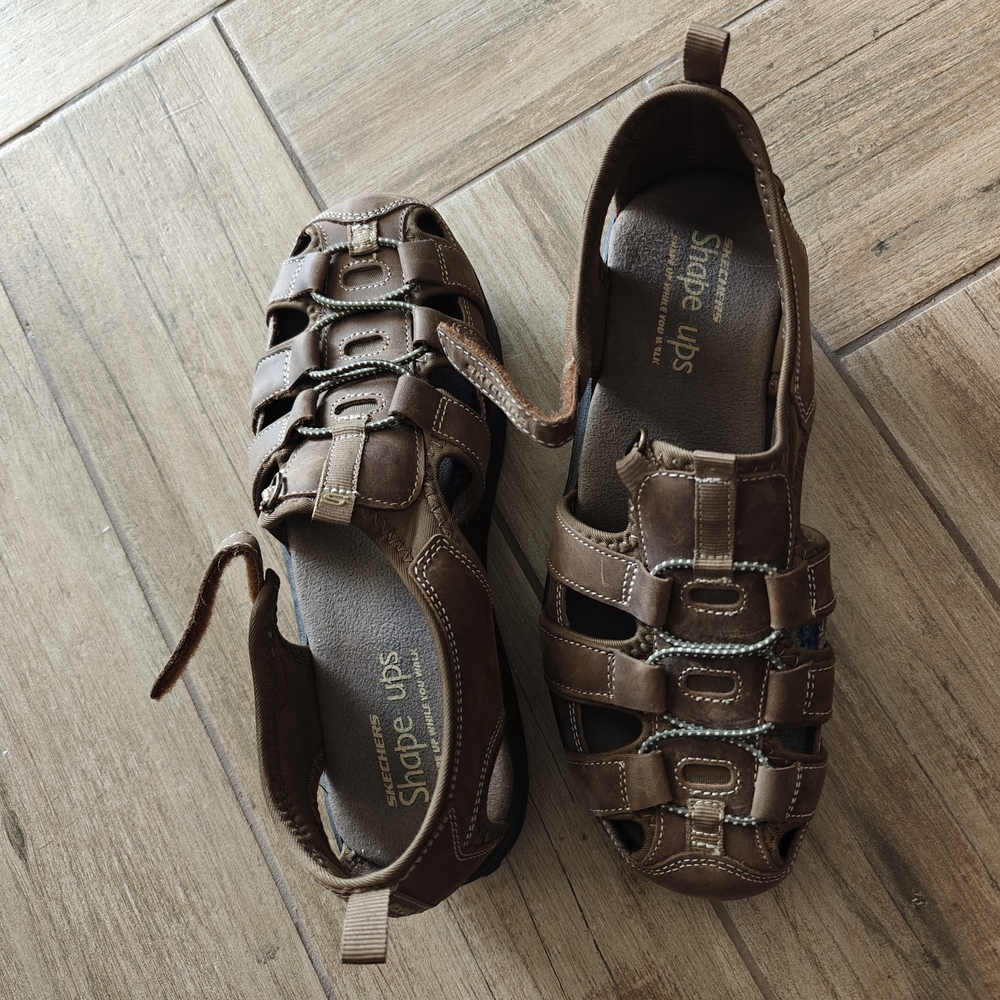 Skechers Brown Shape-Ups Shoes